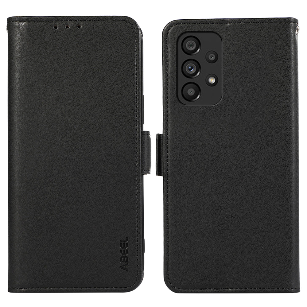 ABEEL For Samsung Galaxy A33 5G Case RFID Blocking Folio Stand Phone Protector