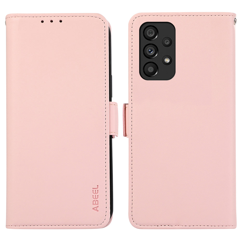 ABEEL For Samsung Galaxy A33 5G Case RFID Blocking Folio Stand Phone Protector