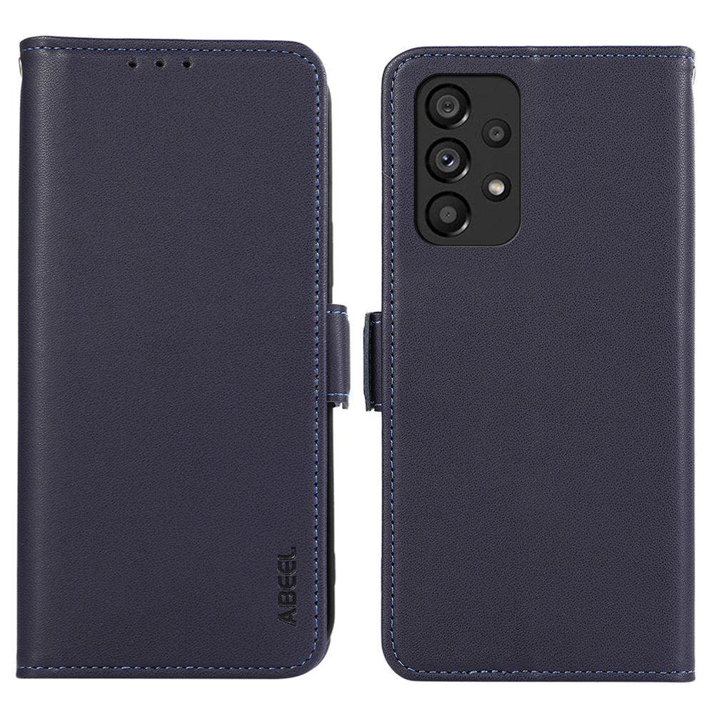 ABEEL For Samsung Galaxy A33 5G Case RFID Blocking Folio Stand Phone Protector