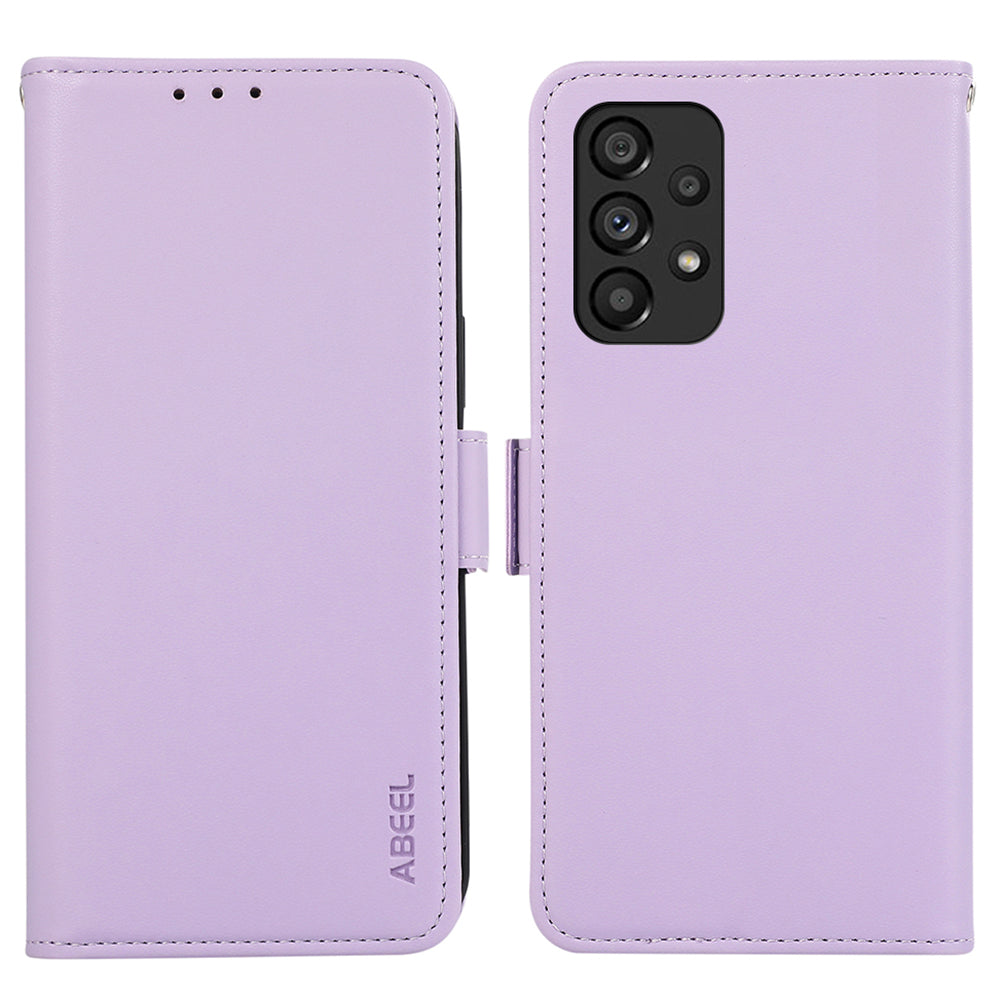 ABEEL For Samsung Galaxy A33 5G Case RFID Blocking Folio Stand Phone Protector