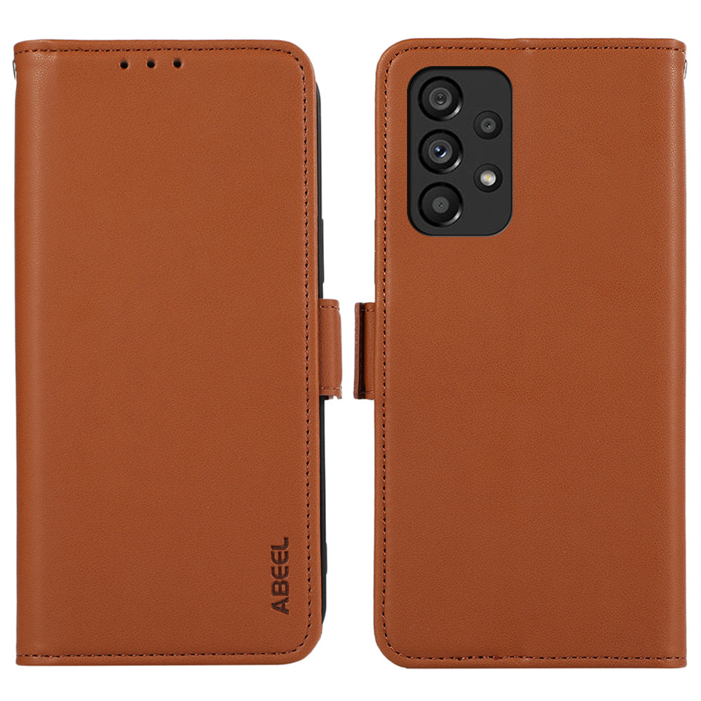 ABEEL For Samsung Galaxy A33 5G Case RFID Blocking Folio Stand Phone Protector