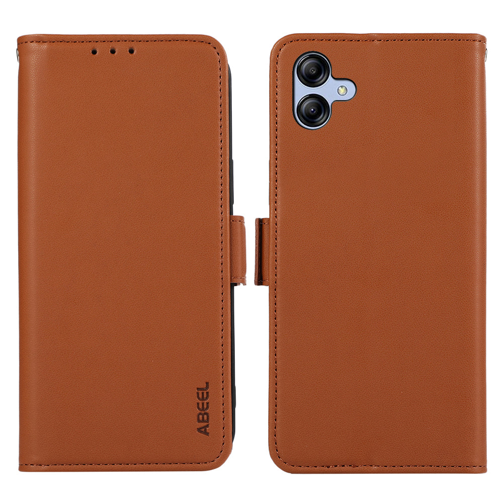 ABEEL For Samsung Galaxy A05 4G Case RFID Blocking Wallet Bump Proof Smart Phone Shell