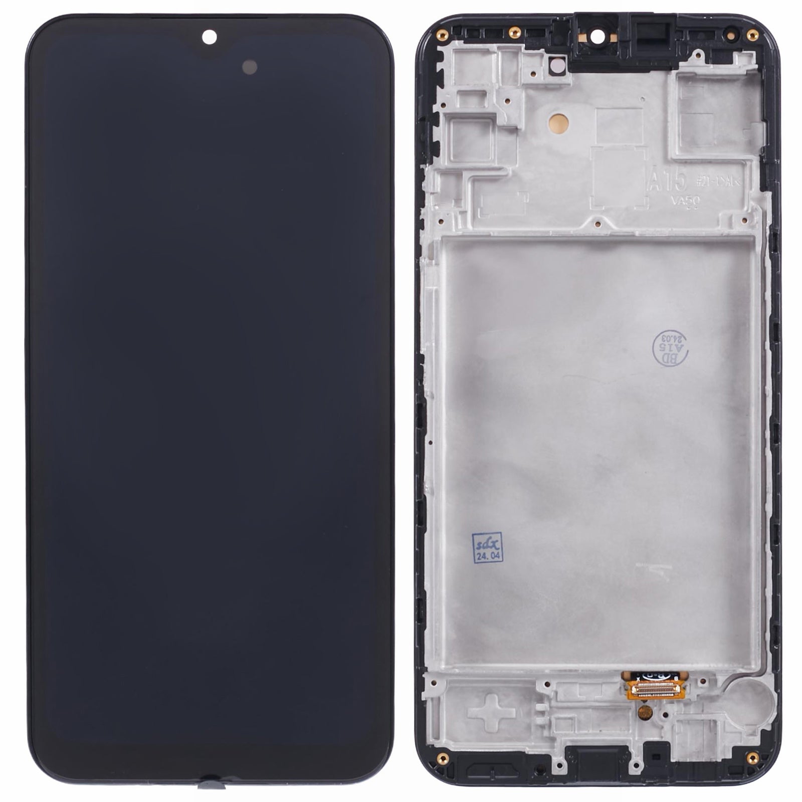 For Samsung Galaxy A15 4G A155 / A15 5G A156 Digitizer Screen Touch Assembly Replacement OLED Display+ Frame (without Logo)