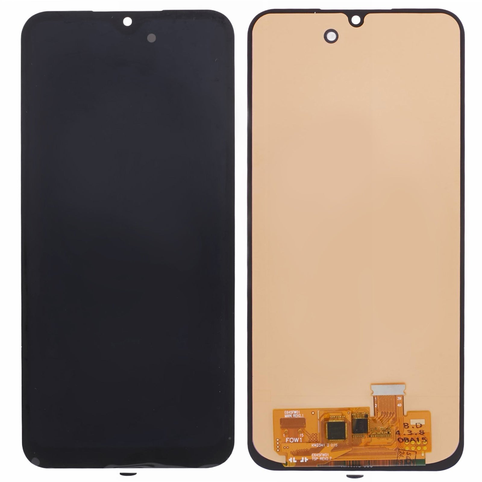 For Samsung Galaxy A15 4G A155 / A15 5G A156 Grade C AMOLED Screen and Digitizer Assembly Part, 6.36-inch Small Size Version (without Logo)