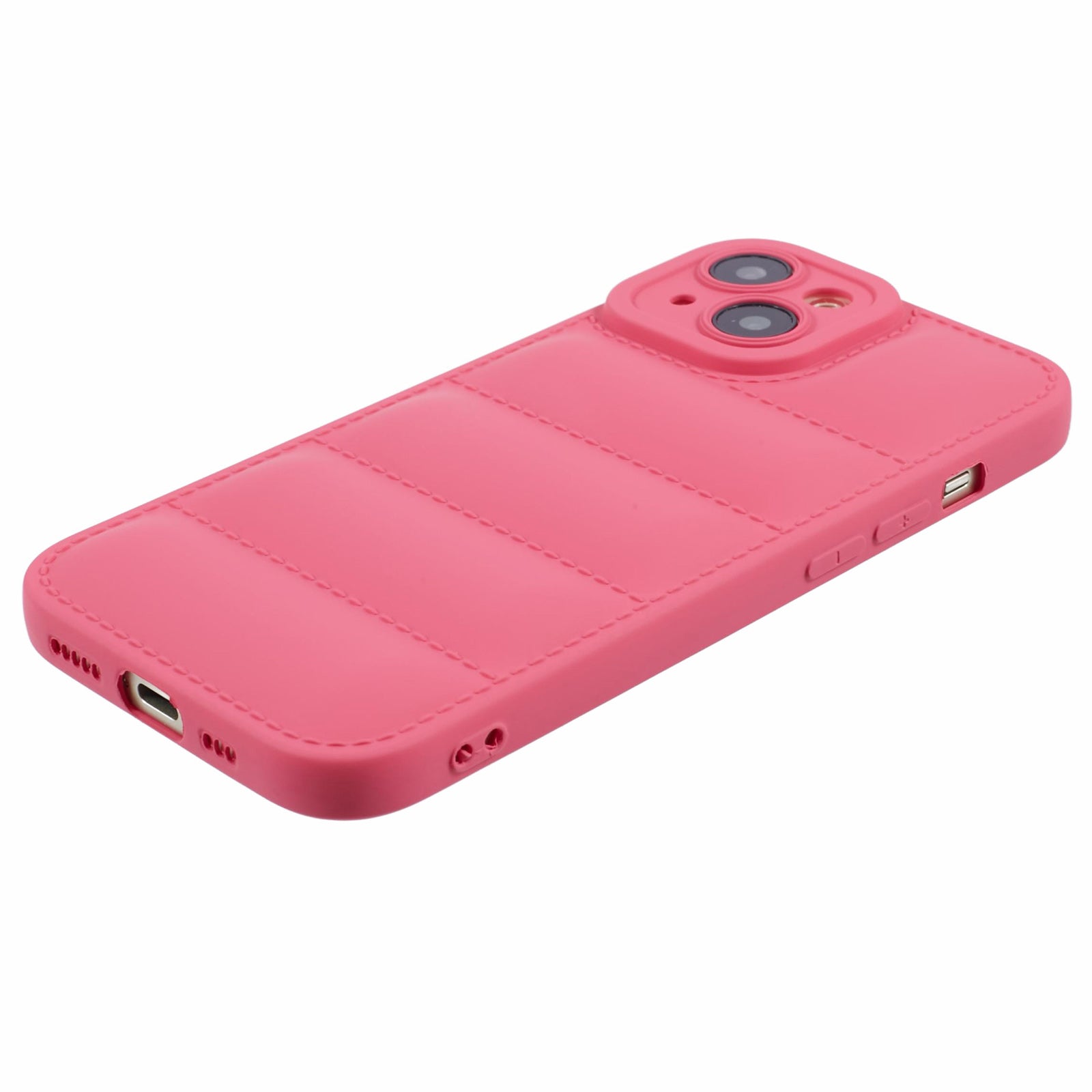 JTW Series For iPhone 15 TPU Case Rubberized Down Jacket Design Back Phone Cover