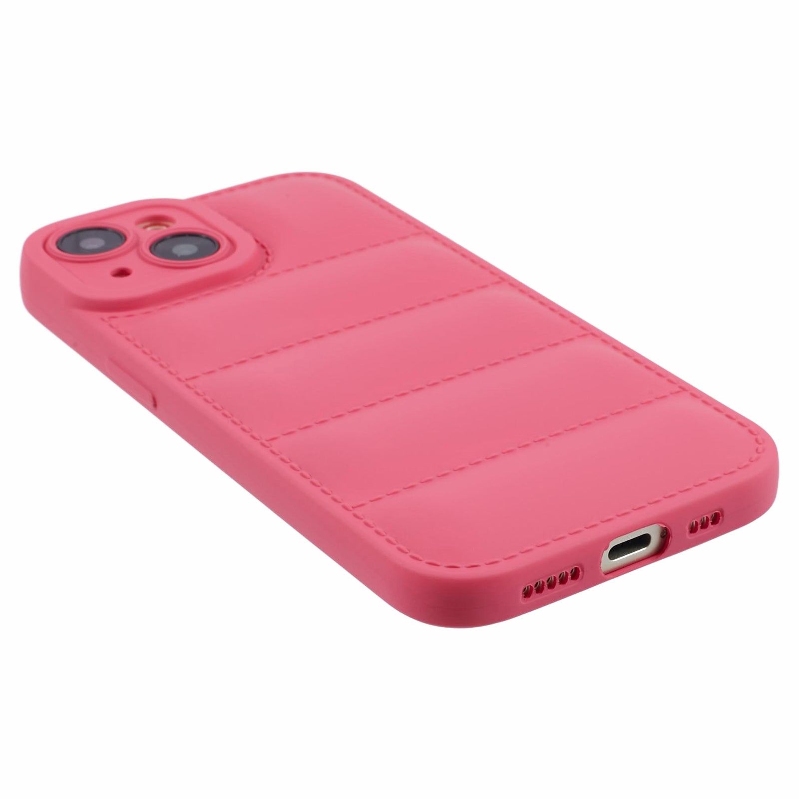 JTW Series For iPhone 15 TPU Case Rubberized Down Jacket Design Back Phone Cover