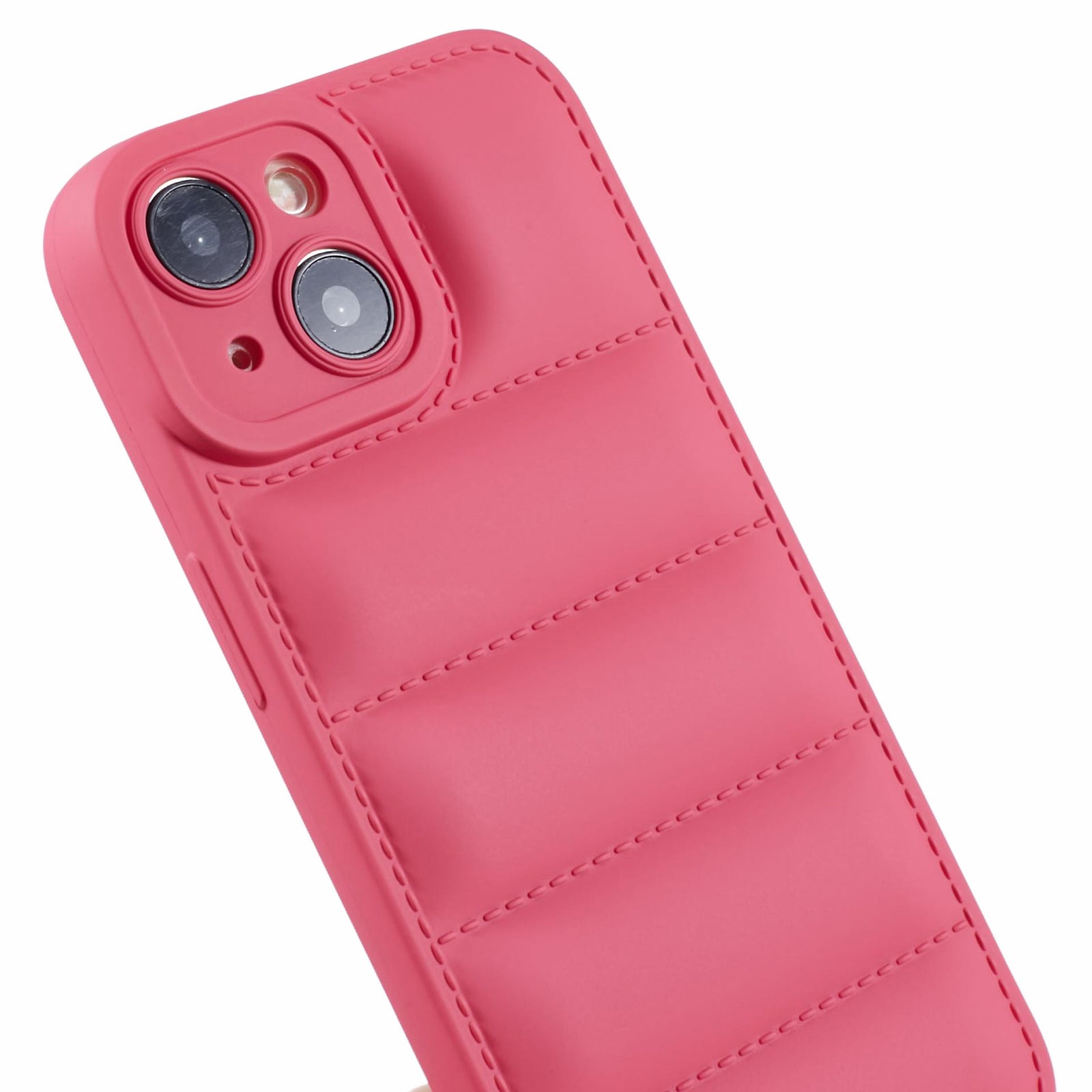 JTW Series For iPhone 15 TPU Case Rubberized Down Jacket Design Back Phone Cover