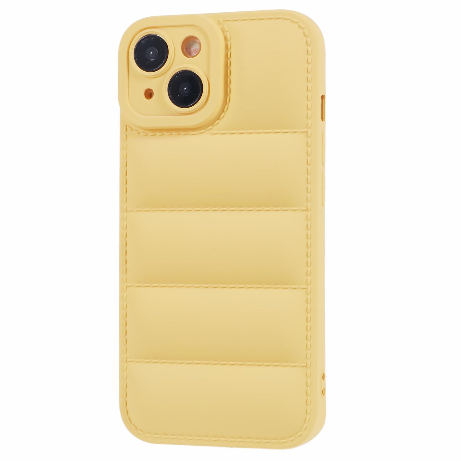 JTW Series For iPhone 15 TPU Case Rubberized Down Jacket Design Back Phone Cover