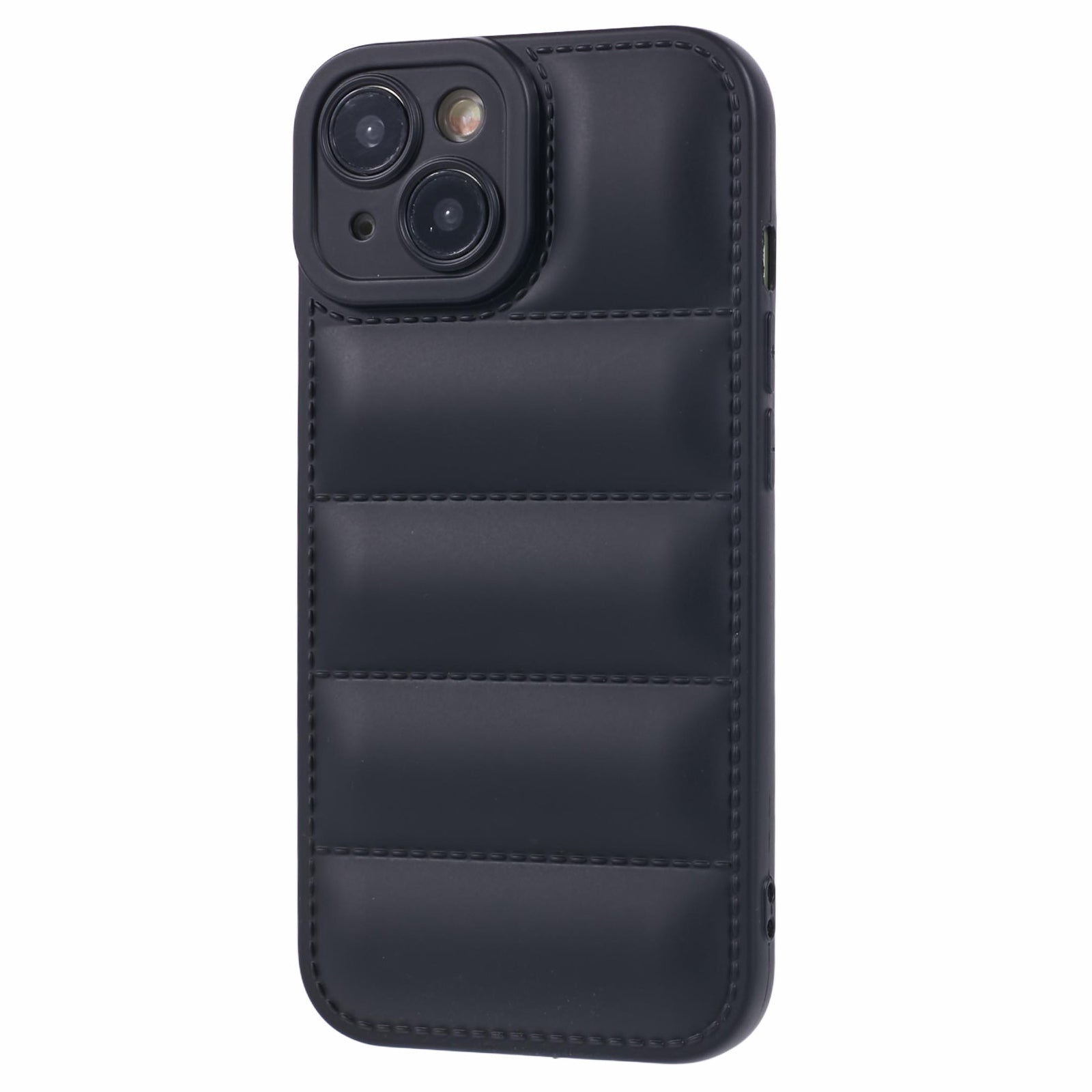 JTW Series For iPhone 15 TPU Case Rubberized Down Jacket Design Back Phone Cover