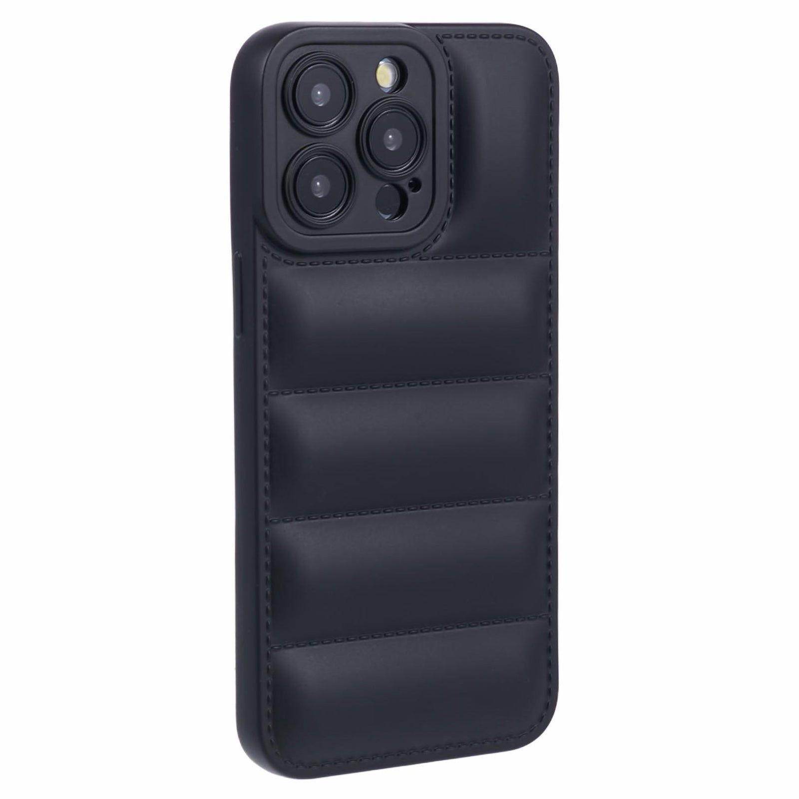 JTW Series For iPhone 14 Pro Max Case Grid Down Jacket Texture Rubberized Protective Shell