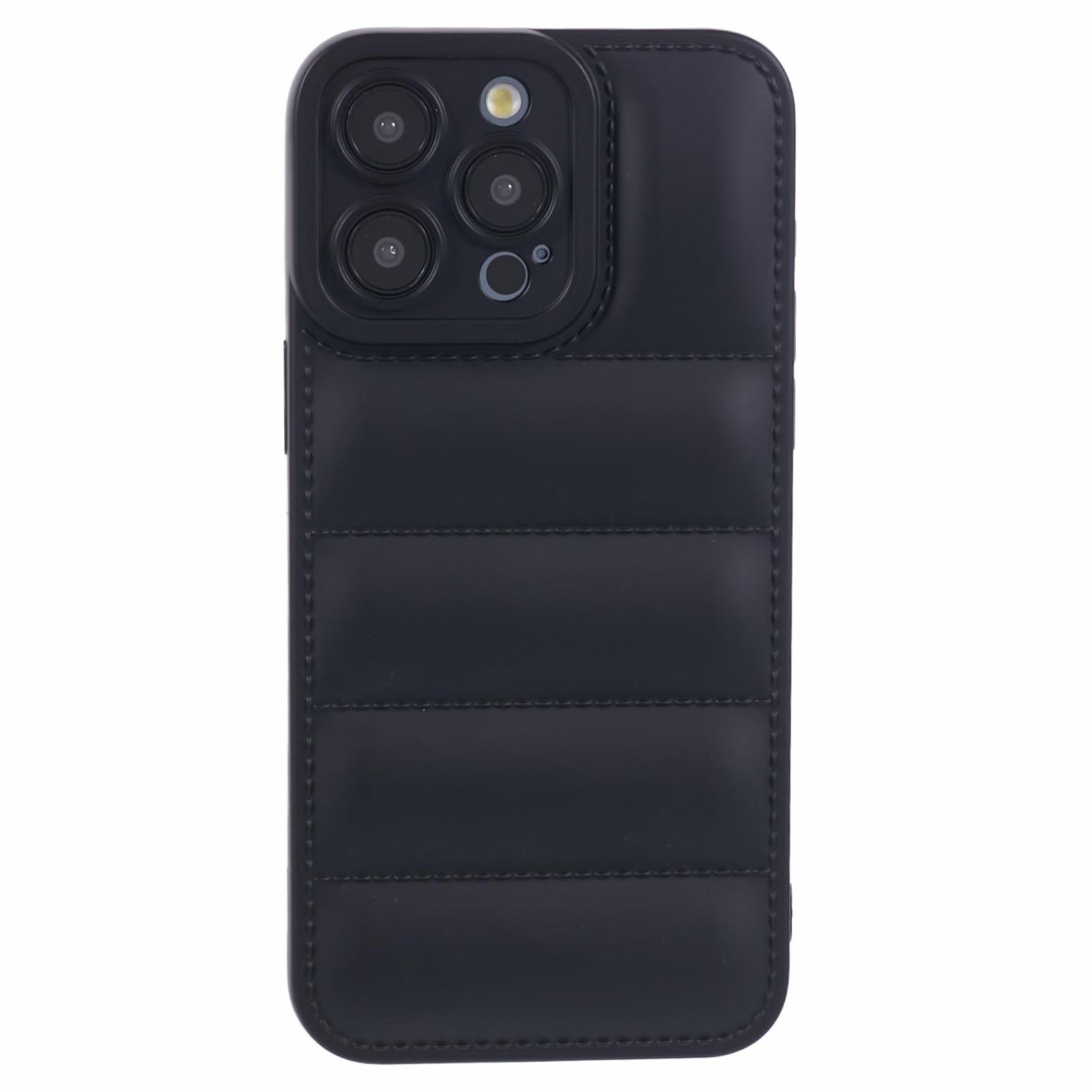 JTW Series For iPhone 13 Pro 6.1 inch Protective Case Grid Down Jacket Texture Anti-drop Shell