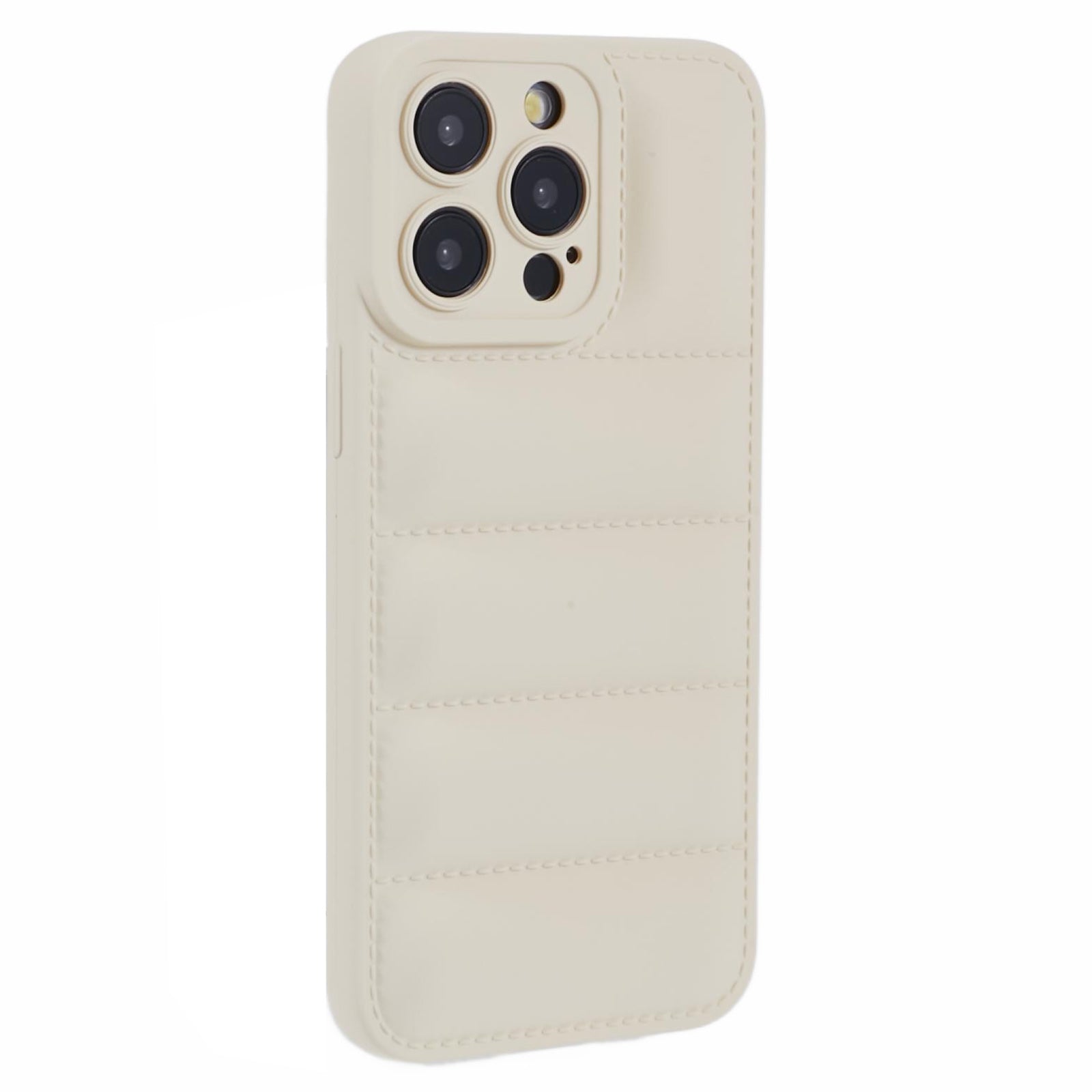 JTW Series For iPhone 13 Pro 6.1 inch Protective Case Grid Down Jacket Texture Anti-drop Shell