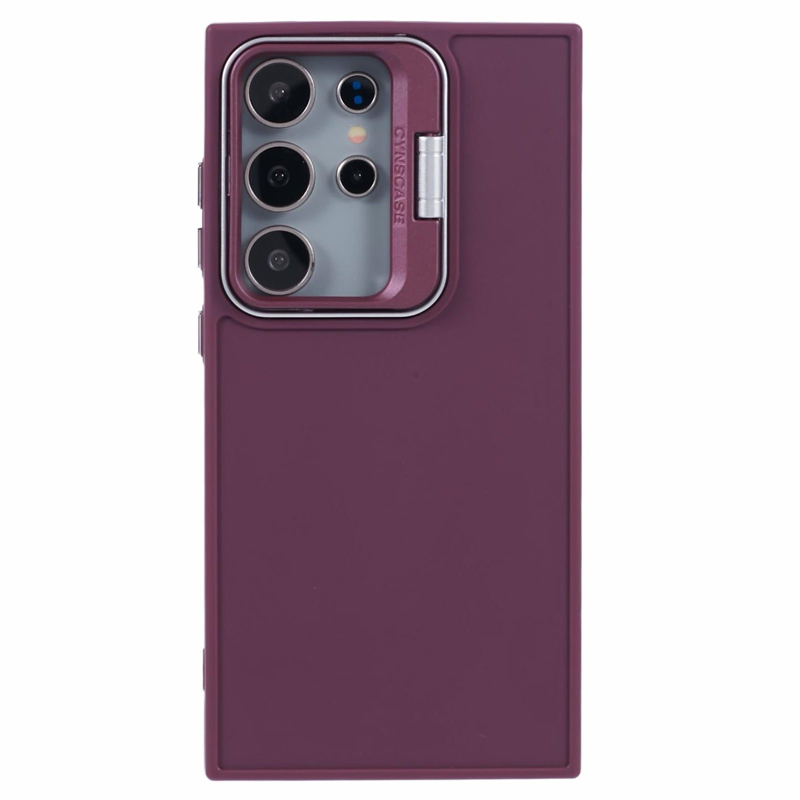 QH Series for Samsung Galaxy S24 Ultra Kickstand Case Silicone Cover Big Lens Hole