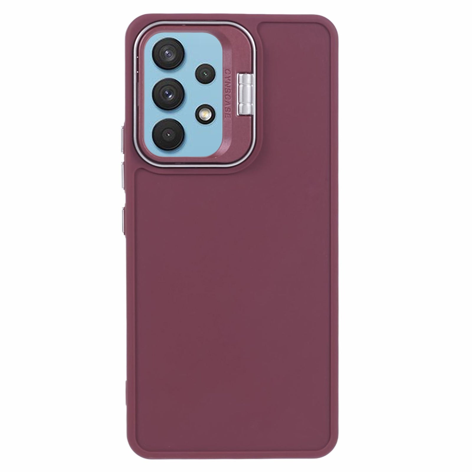 QH Series for Samsung Galaxy A32 4G (EU Version) Case Hidden Kickstand Soft Silicone Phone Cover