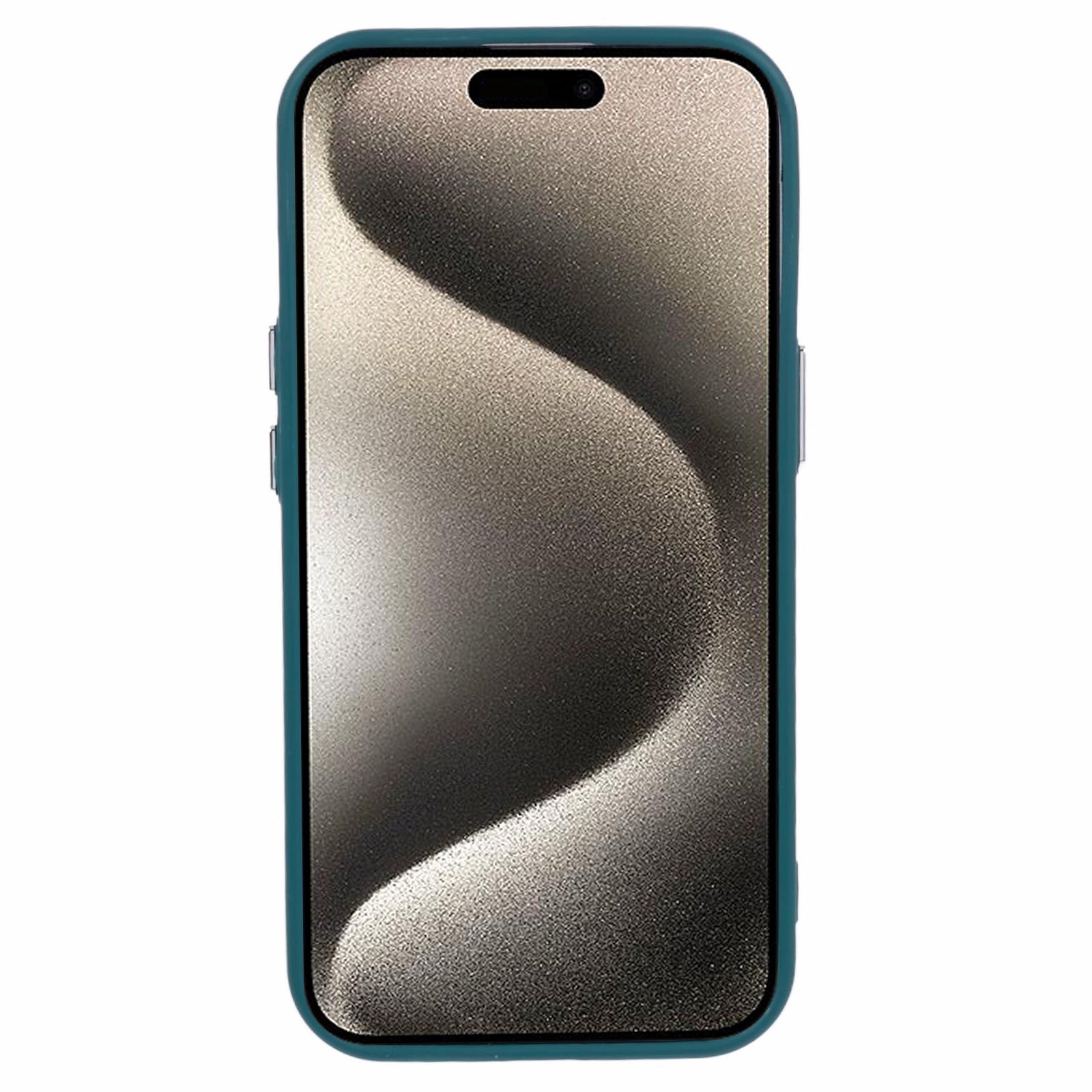 QH Series for iPhone 15 Plus Case Protective Silicone Phone Cover with Lens Kickstand