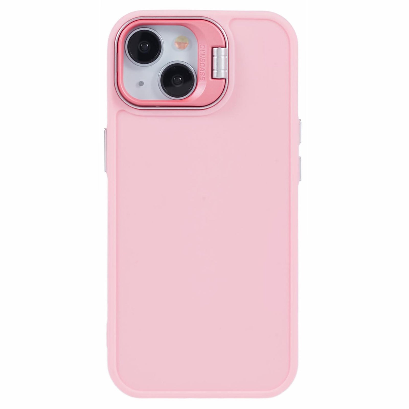 QH Series for iPhone 13 Shockproof Silicone Case Lens Frame Kickstand Phone Cover