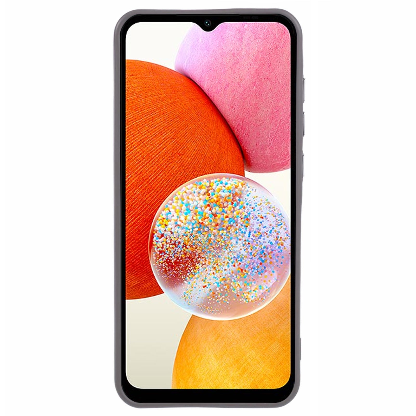 QH Series for Samsung Galaxy A14 4G / 5G Case Kickstand Anti-drop Silicone Phone Cover