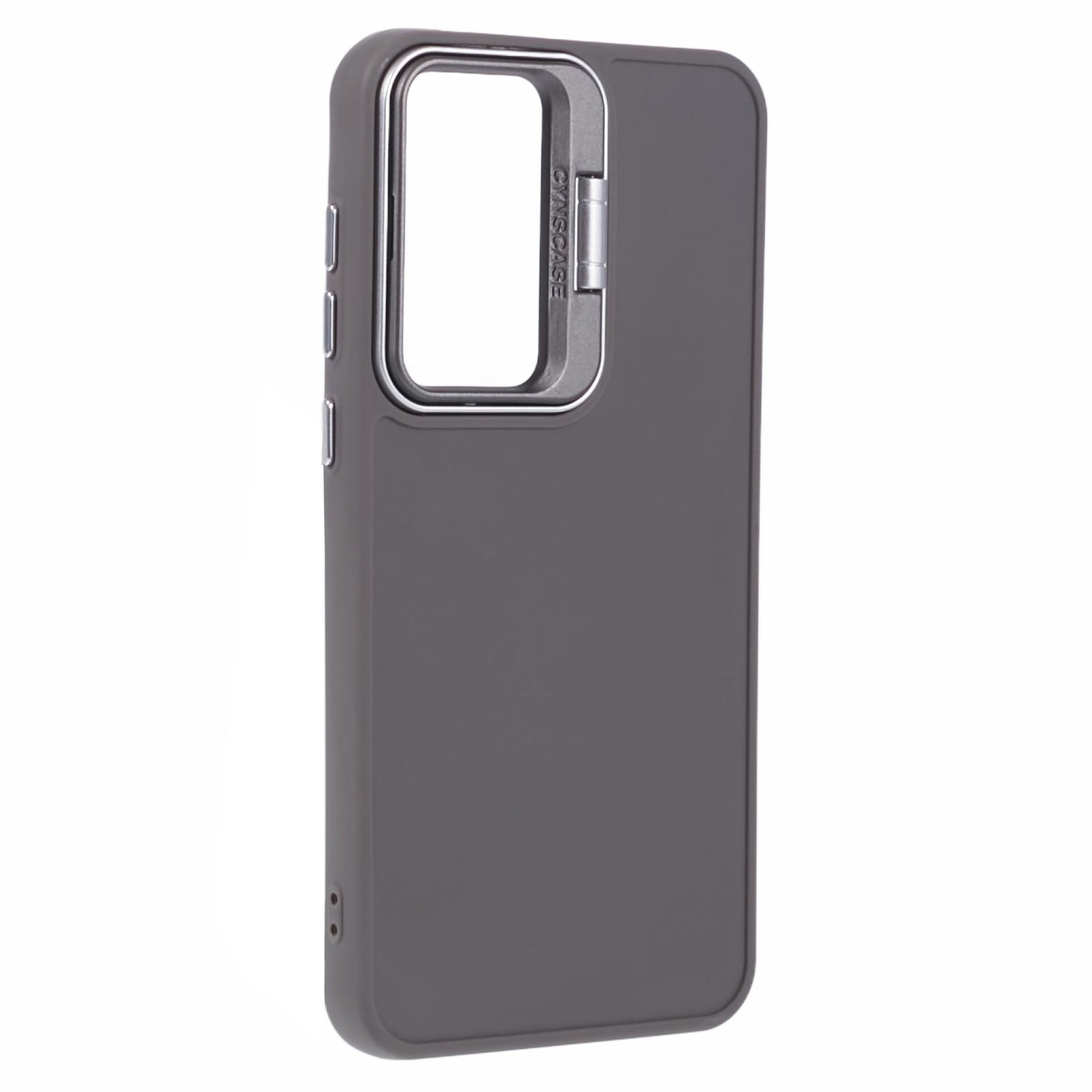 QH Series for Samsung Galaxy A54 5G Case Lens Frame Kickstand Silky Touch Silicone Phone Cover