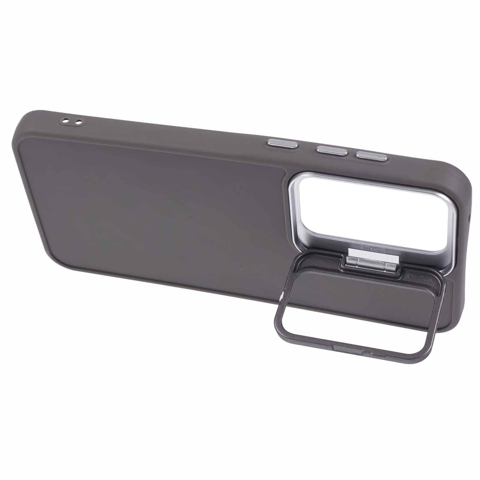 QH Series for Samsung Galaxy A54 5G Case Lens Frame Kickstand Silky Touch Silicone Phone Cover