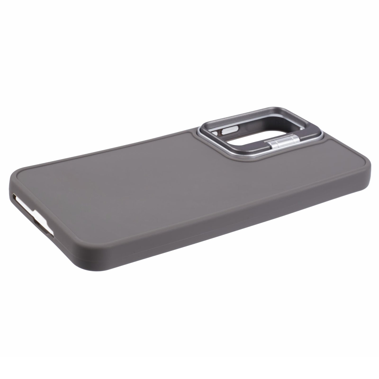 QH Series for Samsung Galaxy A54 5G Case Lens Frame Kickstand Silky Touch Silicone Phone Cover