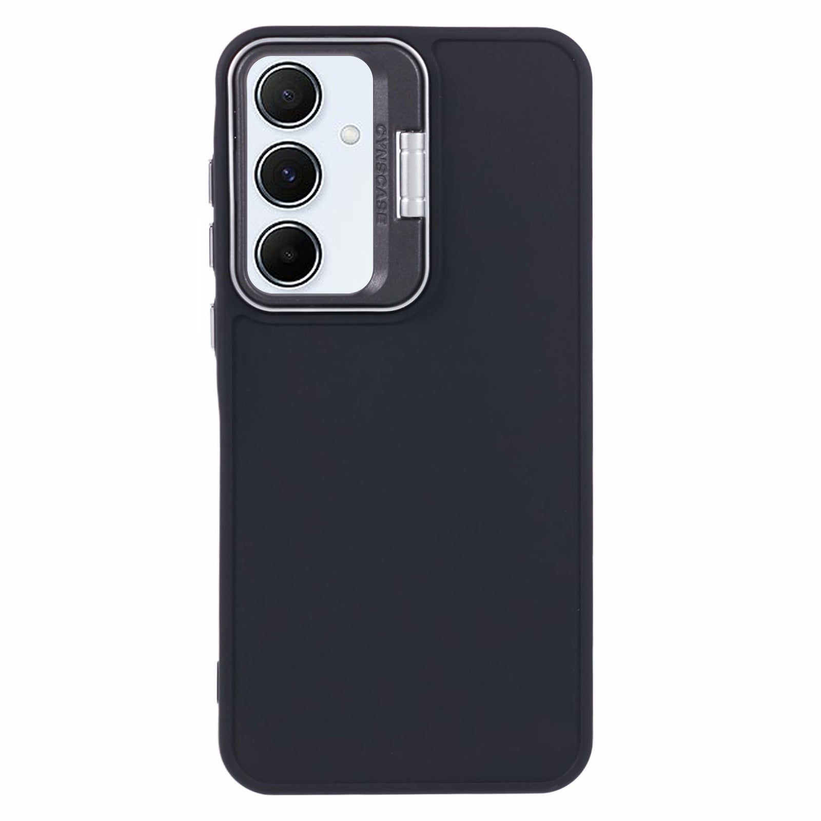 QH Series for Samsung Galaxy A54 5G Case Lens Frame Kickstand Silky Touch Silicone Phone Cover