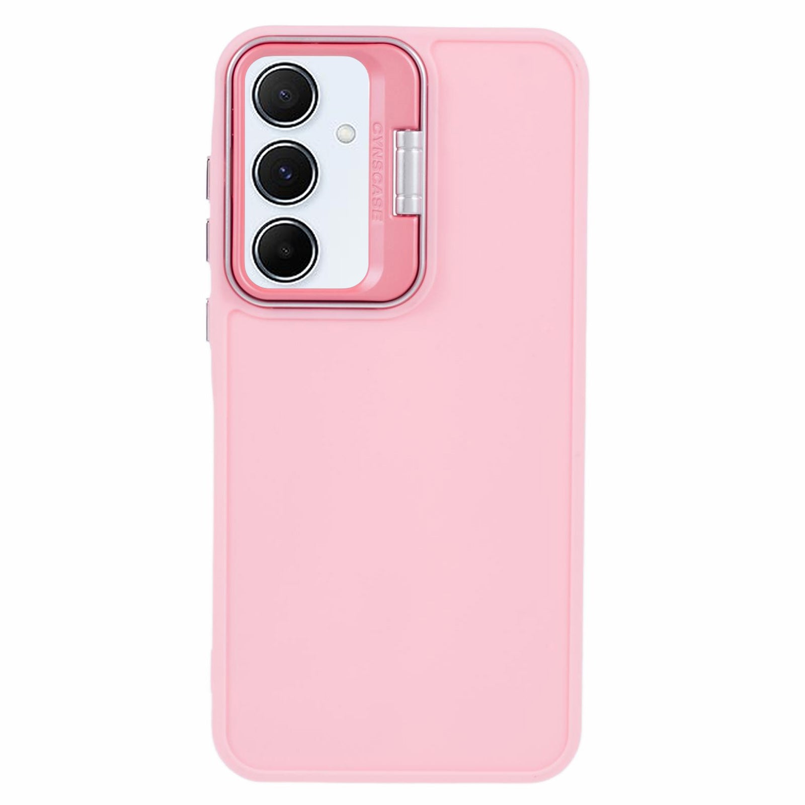 QH Series for Samsung Galaxy A54 5G Case Lens Frame Kickstand Silky Touch Silicone Phone Cover