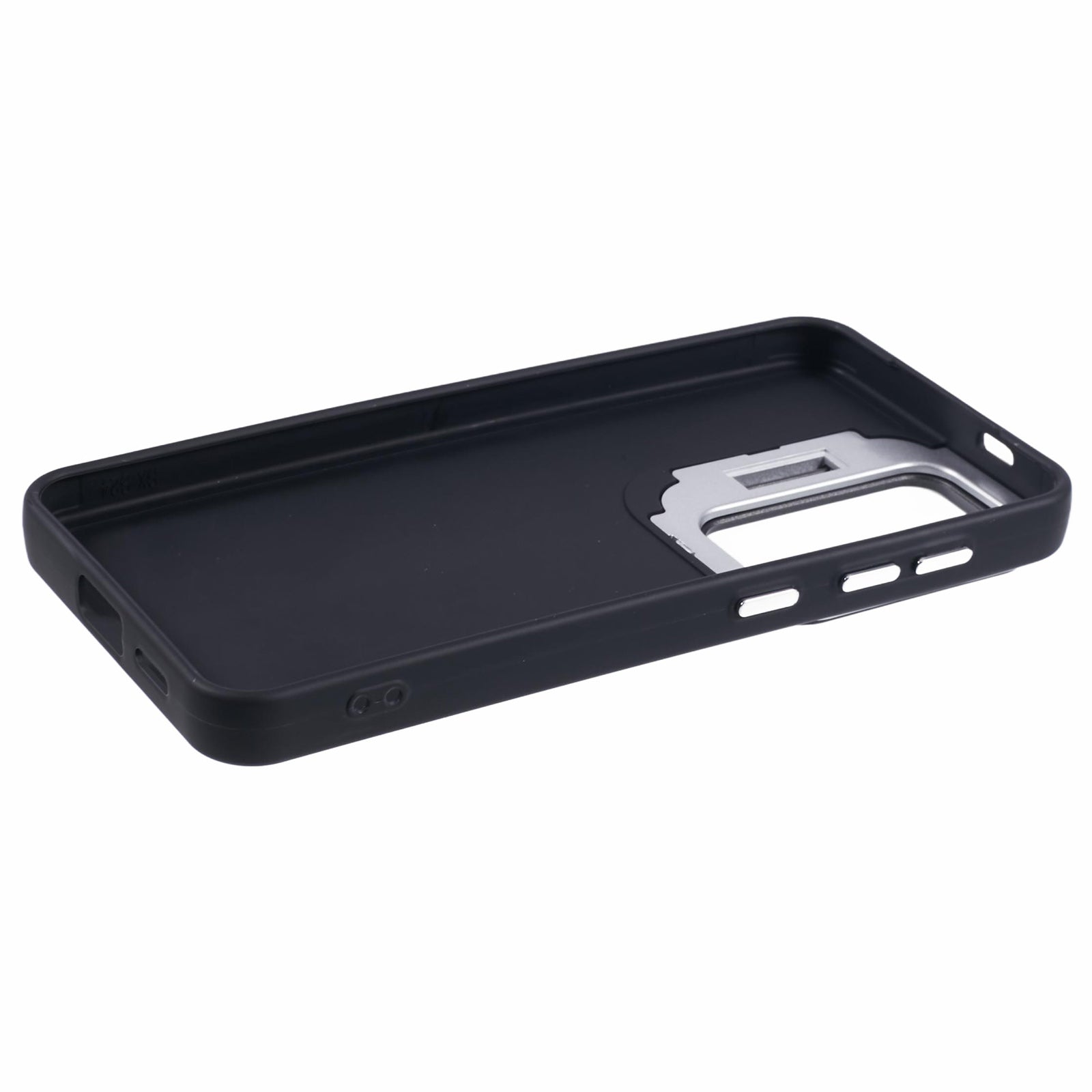 QH Series for Samsung Galaxy S24 Silicone Case Lens Kickstand Phone Cover