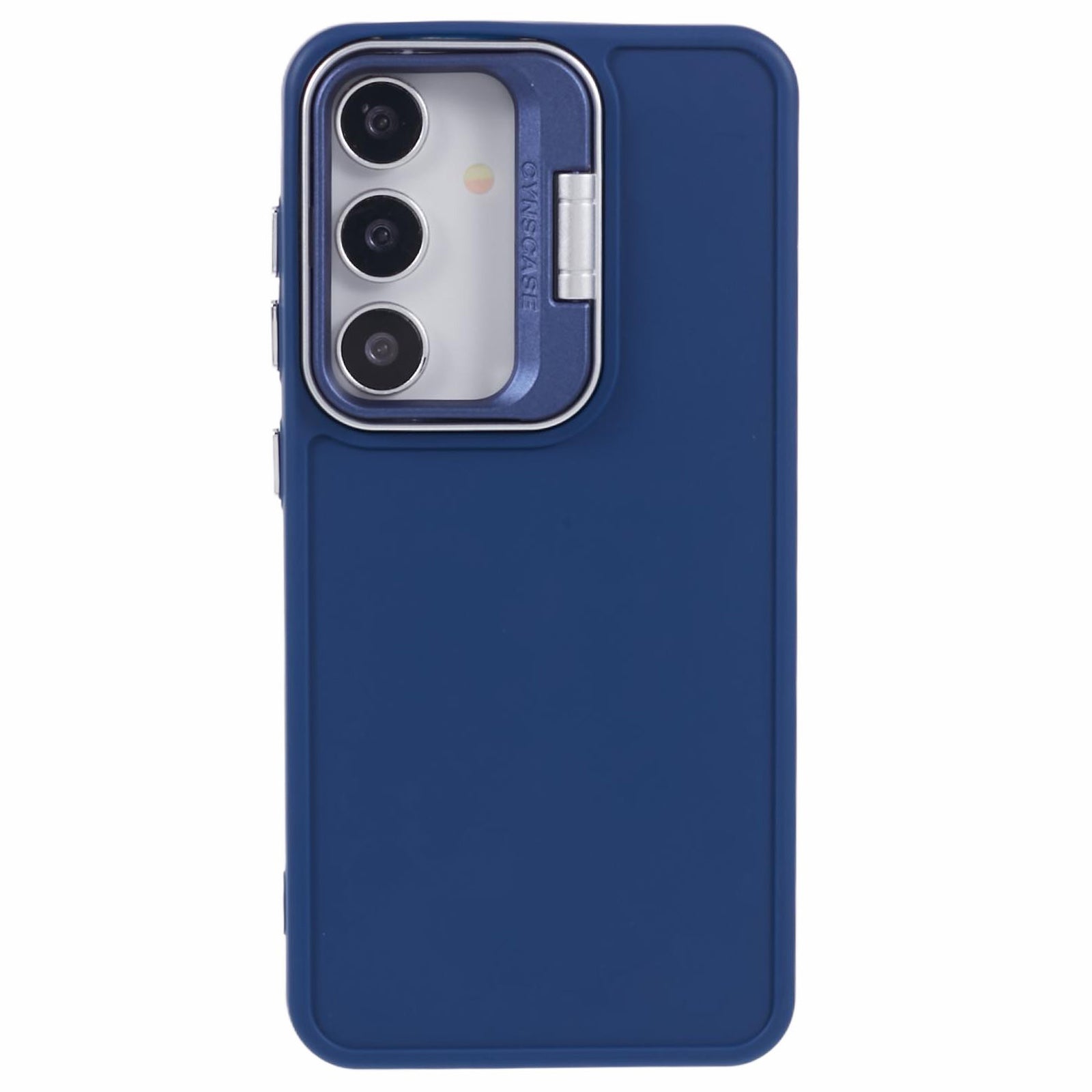 QH Series for Samsung Galaxy S24 Silicone Case Lens Kickstand Phone Cover