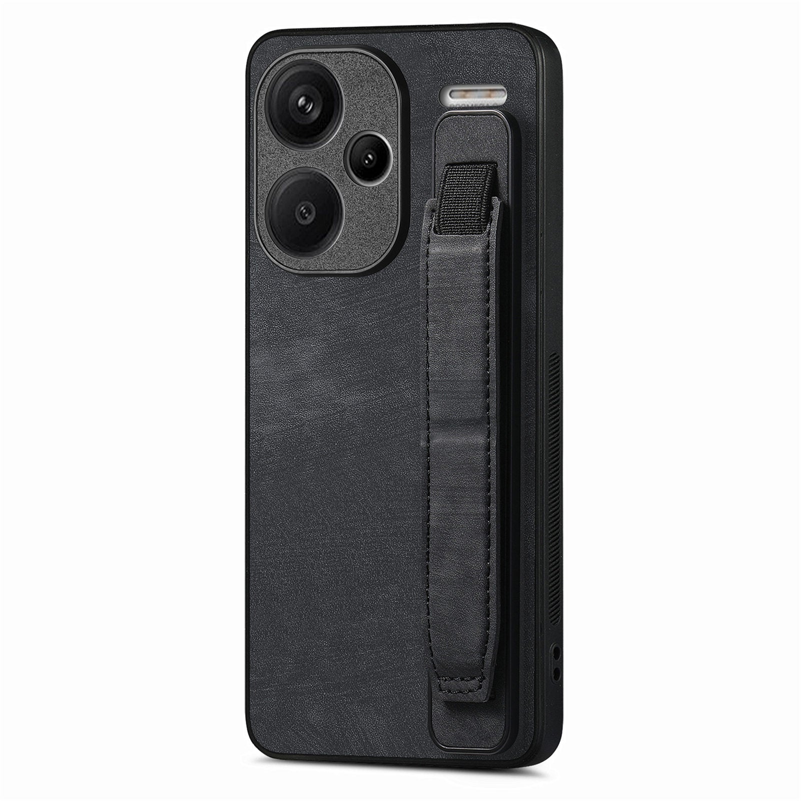 D11 For Xiaomi Redmi Note 13 Pro 5G / Poco X6 5G Case Wristband Design Leather+TPU Phone Cover