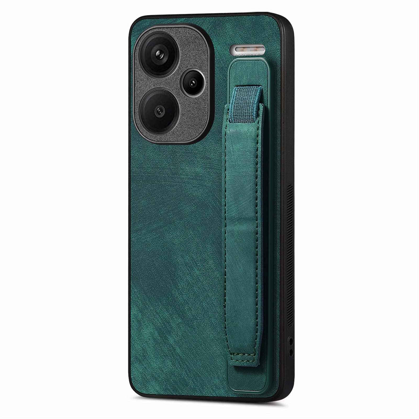 D11 For Xiaomi Redmi Note 13 Pro 5G / Poco X6 5G Case Wristband Design Leather+TPU Phone Cover