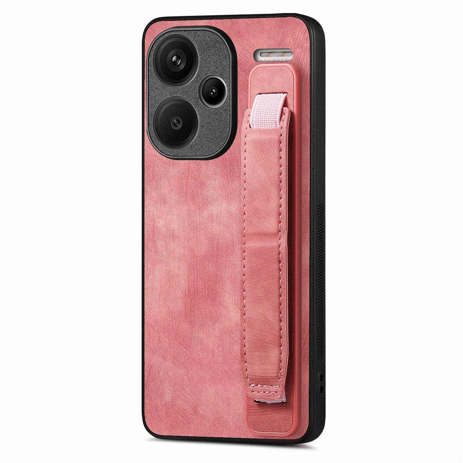 D11 For Xiaomi Redmi Note 13 Pro 5G / Poco X6 5G Case Wristband Design Leather+TPU Phone Cover