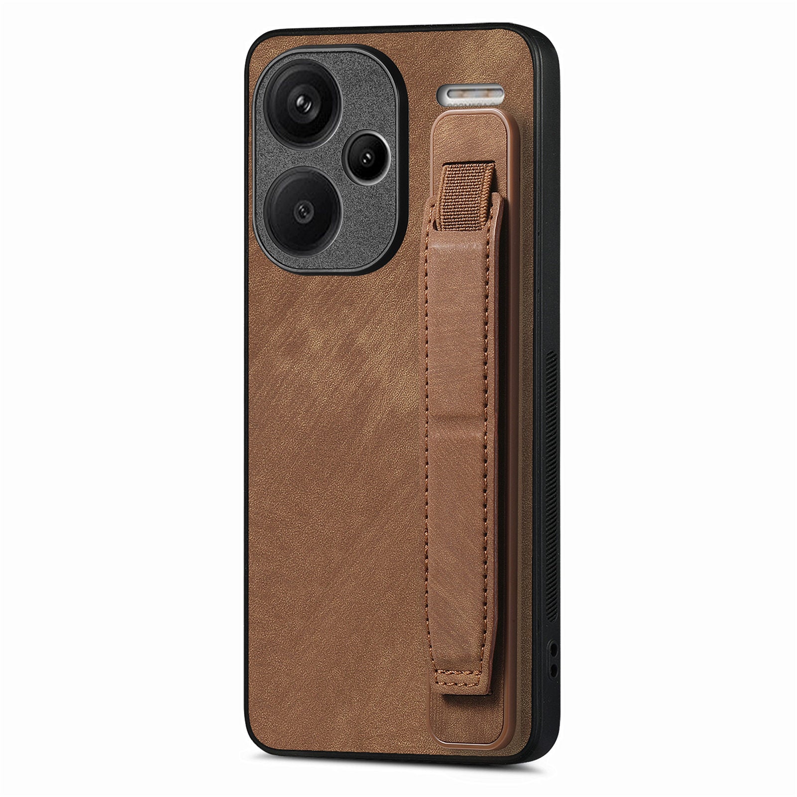 D11 For Xiaomi Redmi Note 13 Pro 5G / Poco X6 5G Case Wristband Design Leather+TPU Phone Cover