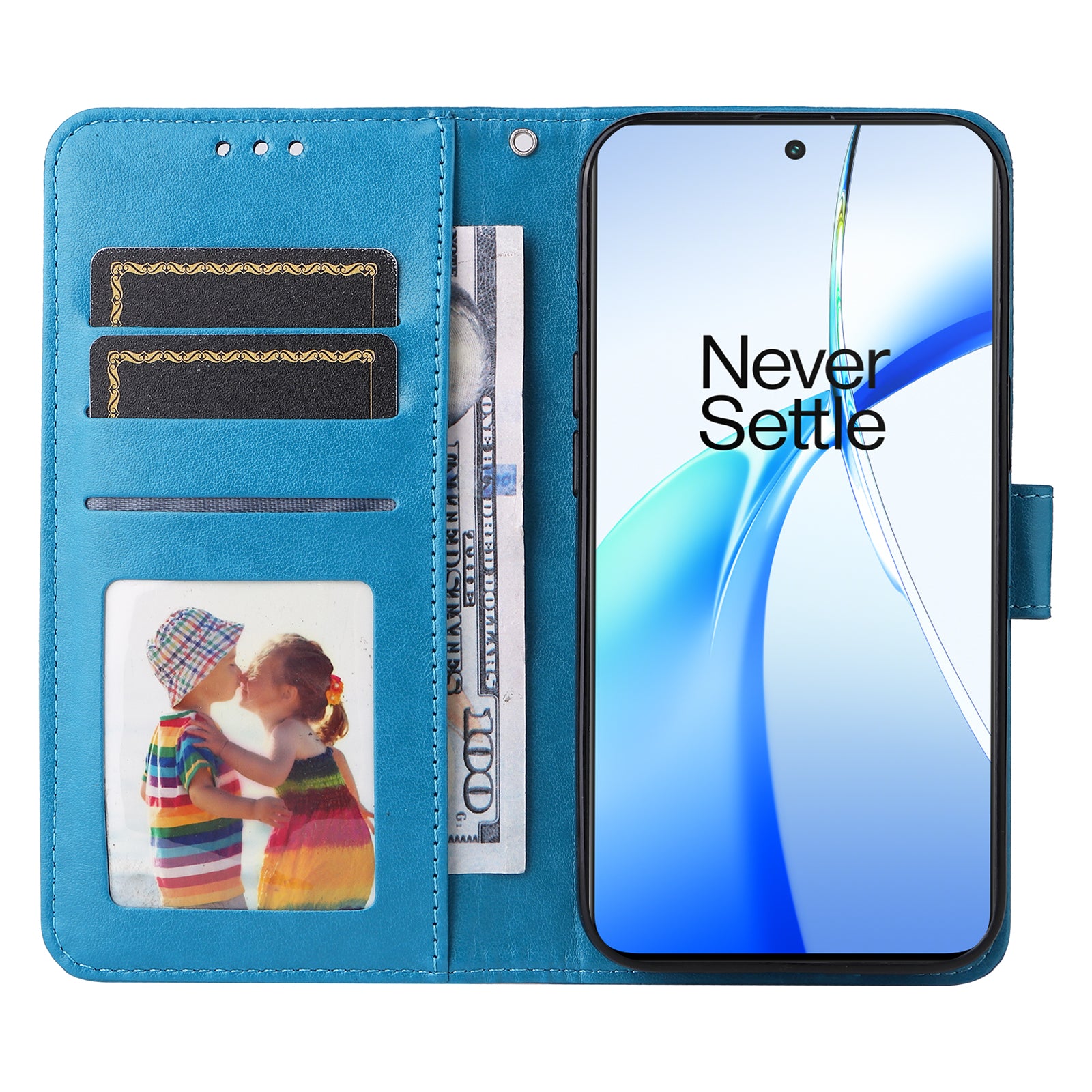 For OnePlus Ace 3V 5G Leather Case Wallet Style Imprinted Sunflower Cell Phone Cover