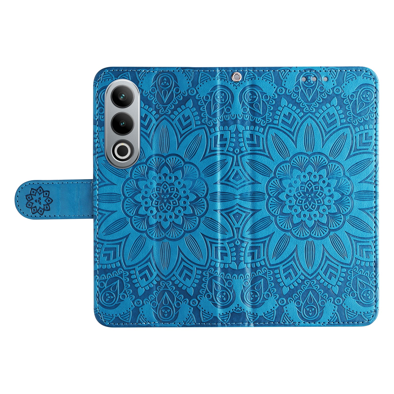 For OnePlus Ace 3V 5G Leather Case Wallet Style Imprinted Sunflower Cell Phone Cover