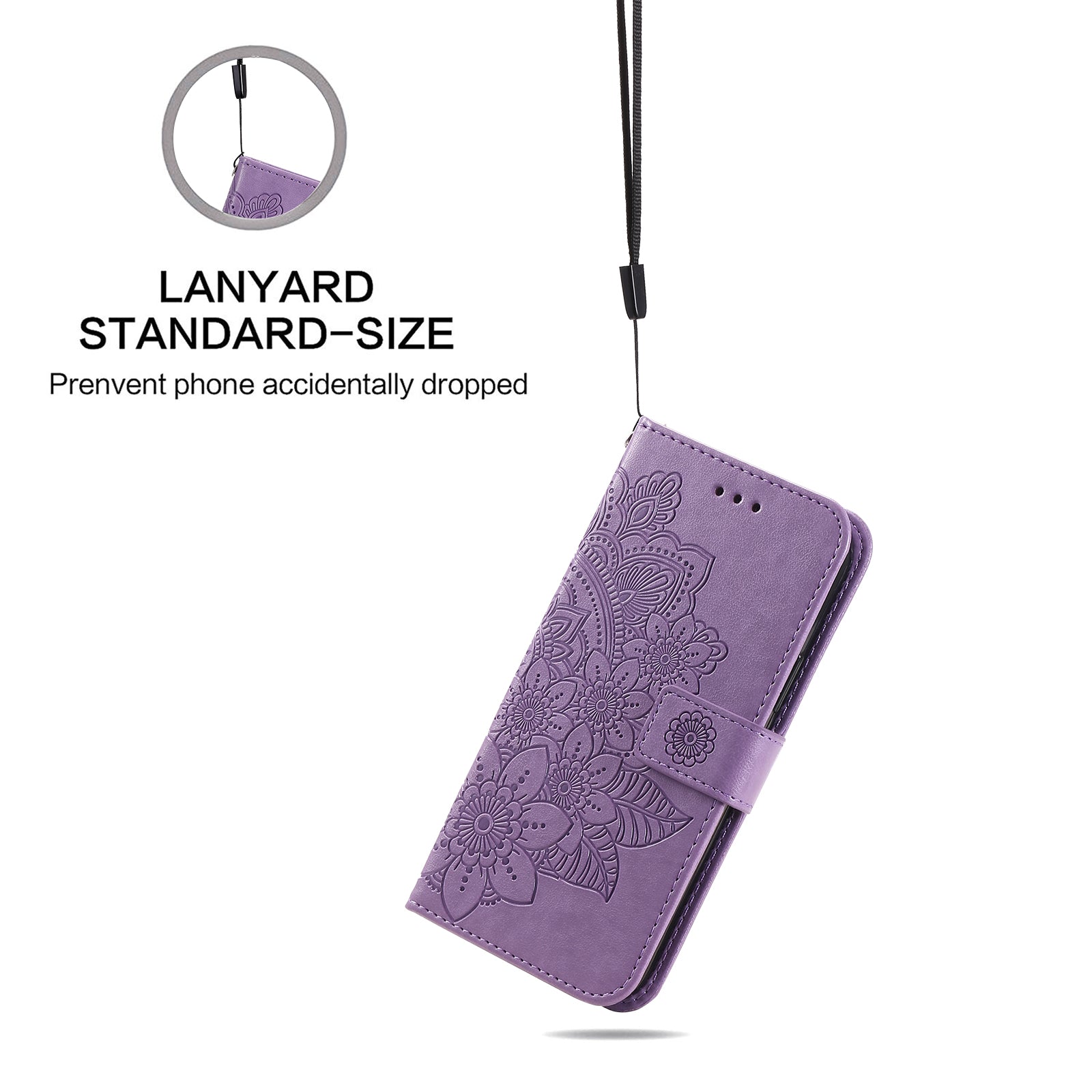 For Oppo Reno11 F 5G / F25 Pro 5G Magnetic Phone Case Imprinted Flower Pattern Anti-fall Cover