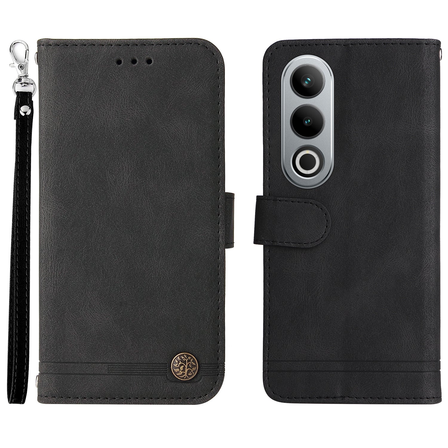 For OnePlus Ace 3V 5G Case PU Leather Magnetic Buckle Flip Phone Cover