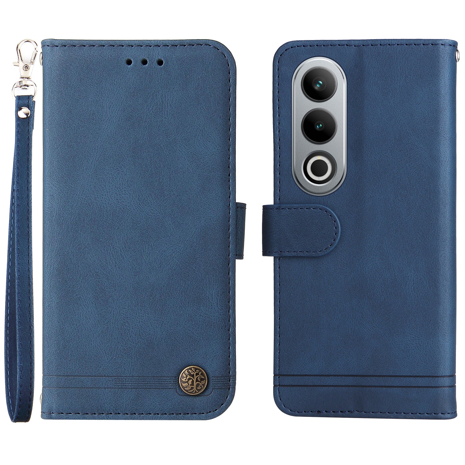 For OnePlus Ace 3V 5G Case PU Leather Magnetic Buckle Flip Phone Cover