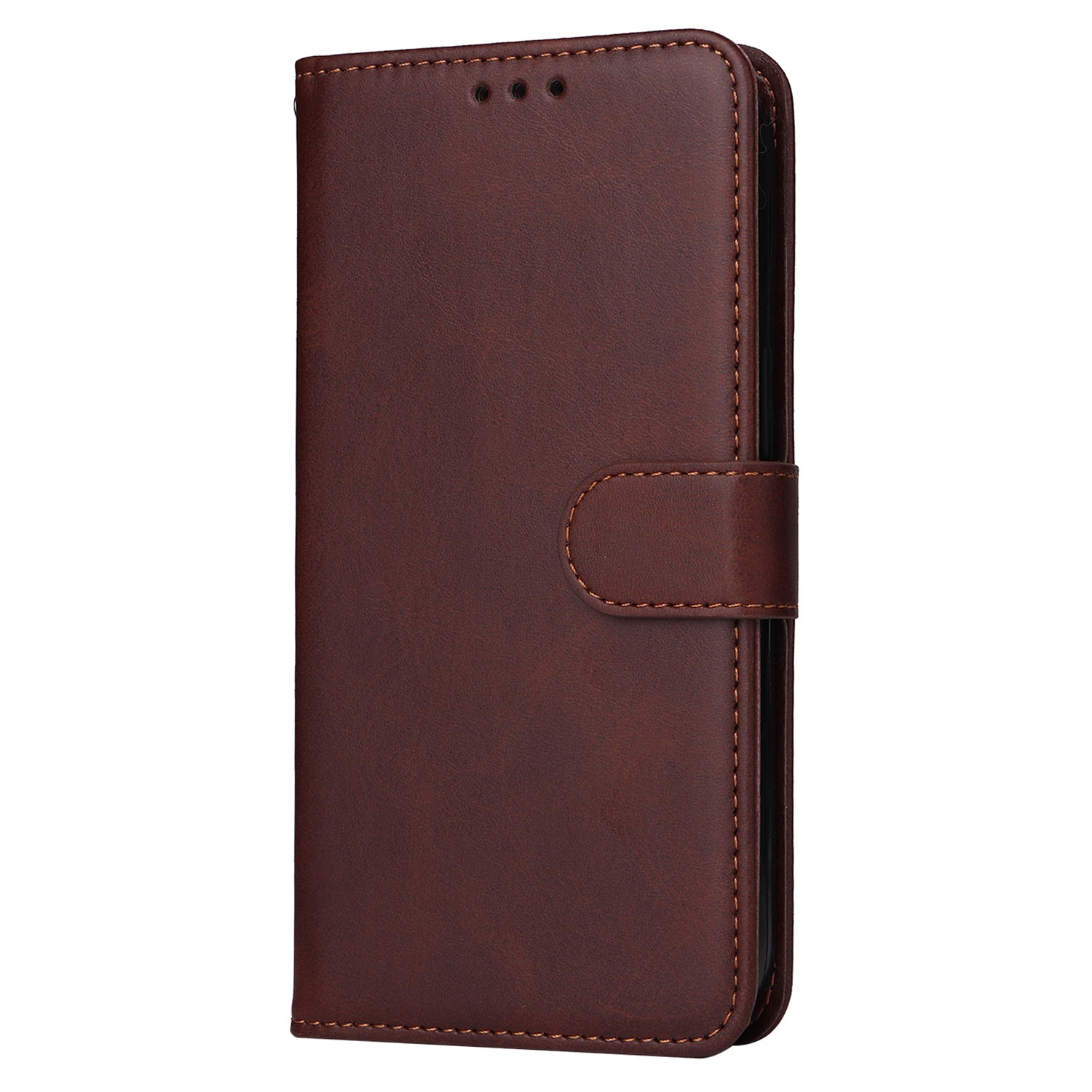 For Realme 12 Case Leather 3 Card Slots Phone Cover with Viewing Stand