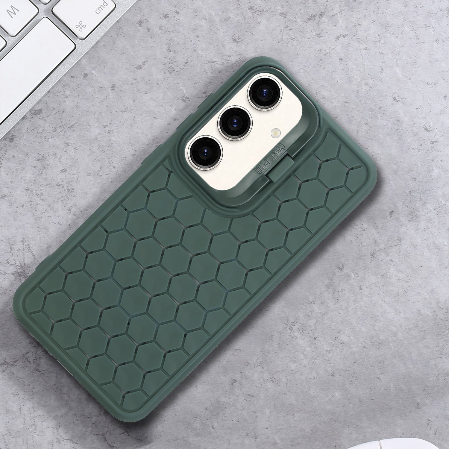 For Samsung Galaxy A34 5G TPU Case Heat Dissipation Magnetic Phone Cover Kickstand