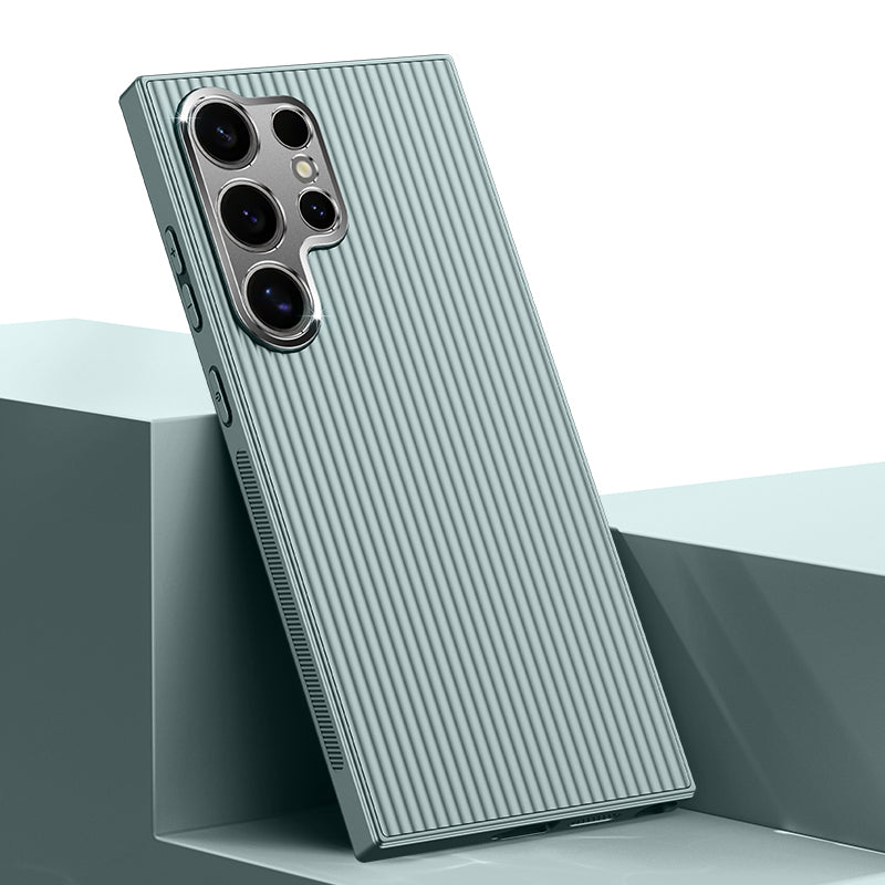 For Samsung Galaxy S24 Ultra Phone Shell Metal+PC+TPU Phone Case Drop Protection Mobile Cover