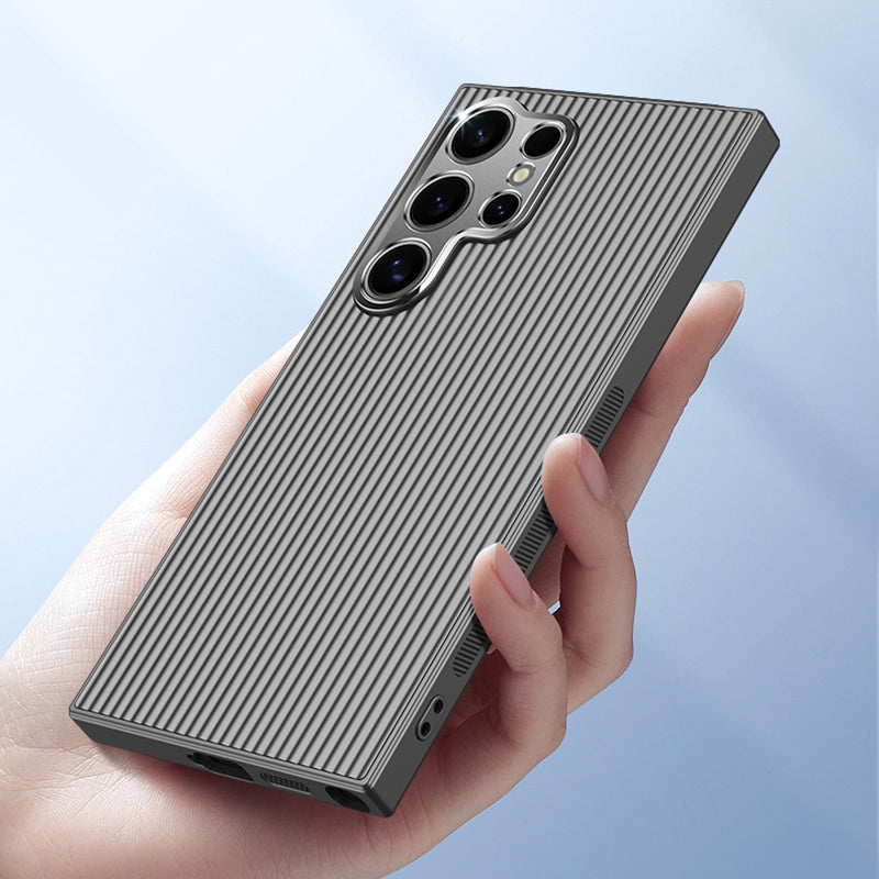 For Samsung Galaxy S24 Ultra Phone Shell Metal+PC+TPU Phone Case Drop Protection Mobile Cover