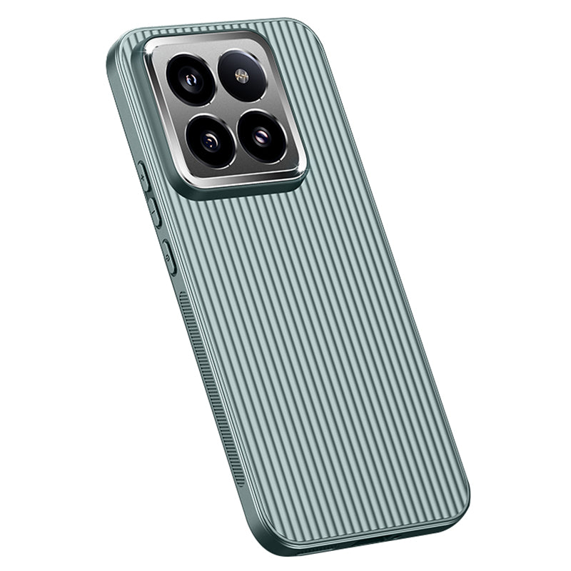 For Xiaomi 14 Pro Phone Case PC+TPU Anti-Scratch Metal Lens Frame Protective Cover