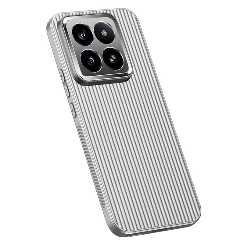 For Xiaomi 14 Pro Phone Case PC+TPU Anti-Scratch Metal Lens Frame Protective Cover