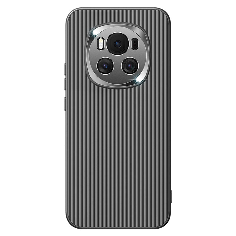 For Honor Magic6 5G PC+TPU Phone Back Cover Anti-drop Metal Lens Frame Phone Case