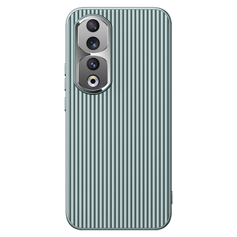 For Honor 90 PC+TPU Phone Case Anti-Scratch Metal Lens Frame Phone Cover