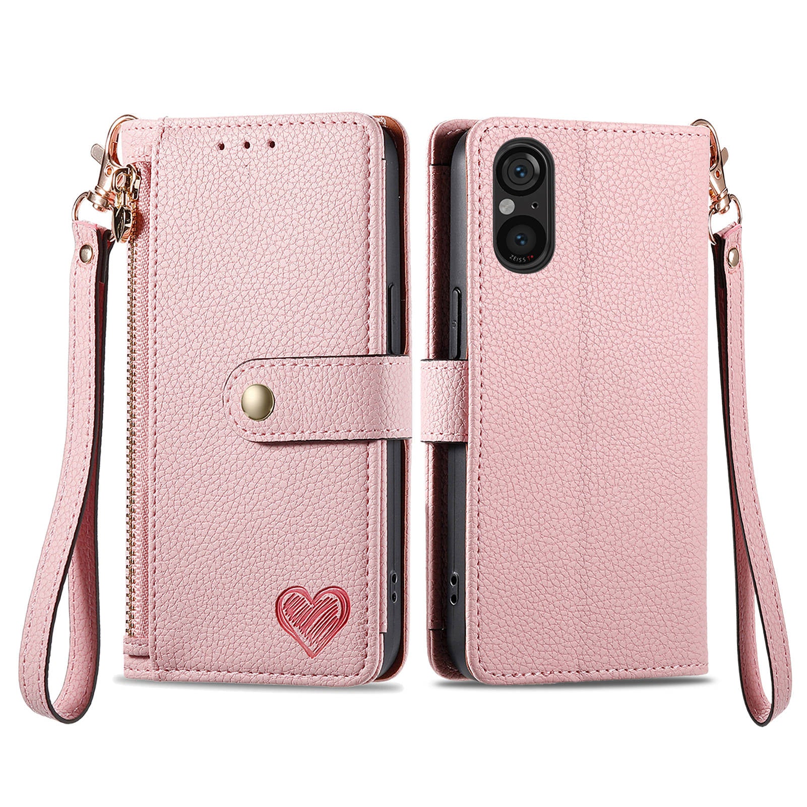 For Sony Xperia 5 V Case RFID Blocking Card Holder Cell Phone Shell