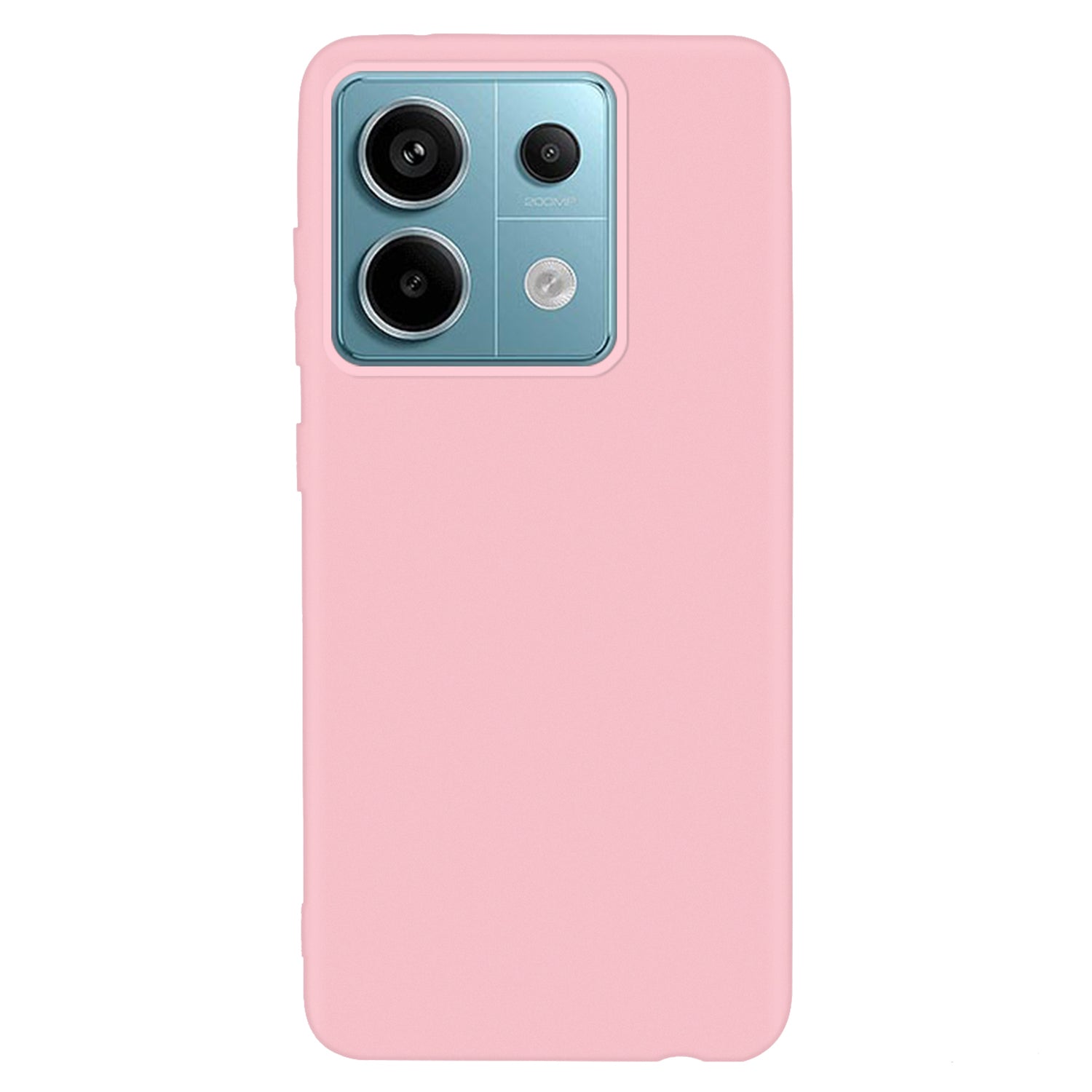 For Xiaomi Redmi Note 13 5G TPU Case Solid Color Anti-fingerprint Matte Back Cover