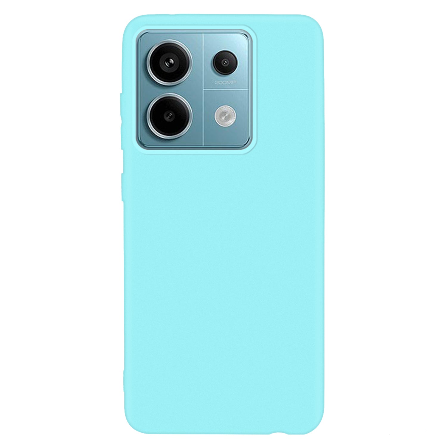For Xiaomi Redmi Note 13 5G TPU Case Solid Color Anti-fingerprint Matte Back Cover