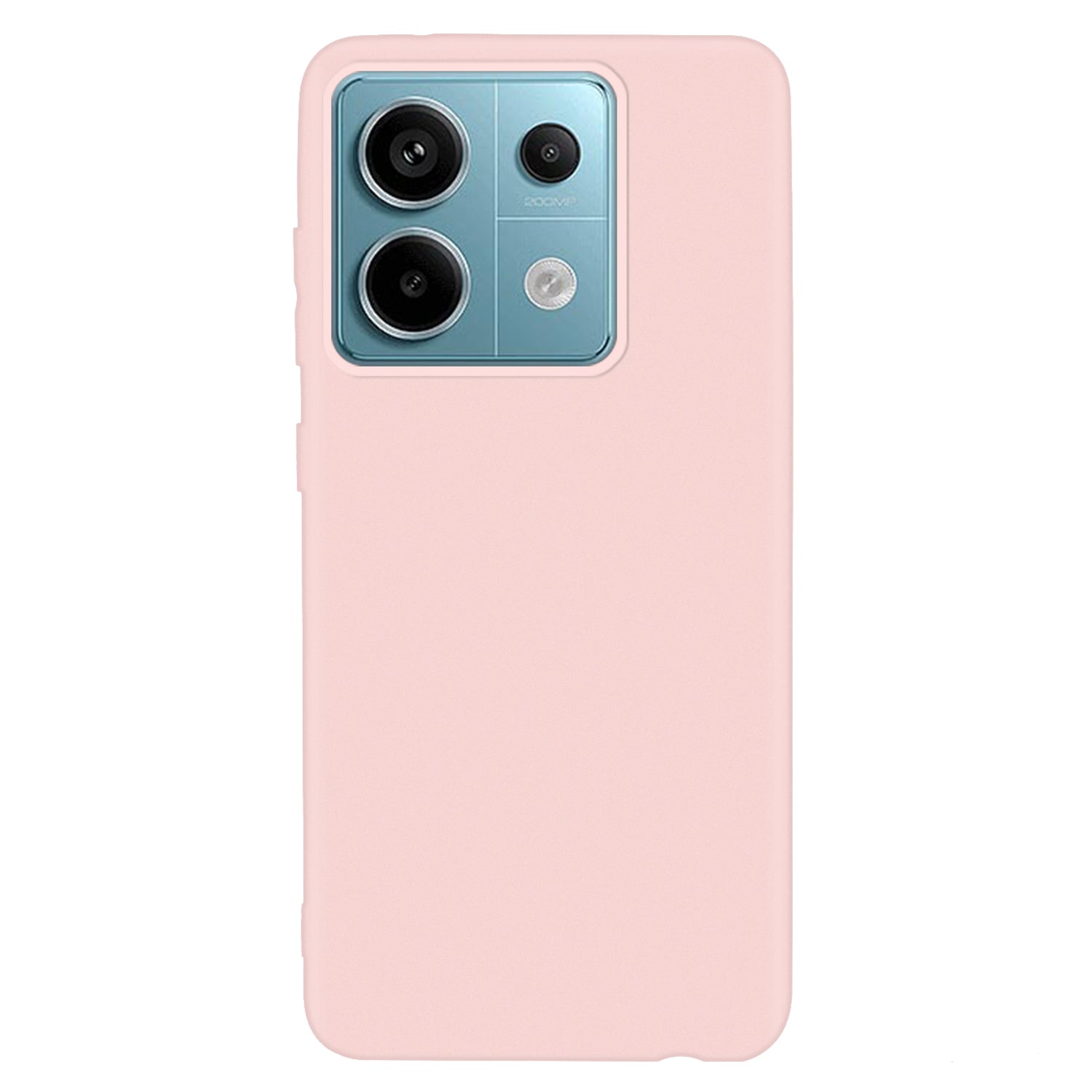 For Xiaomi Redmi Note 13 5G TPU Case Solid Color Anti-fingerprint Matte Back Cover