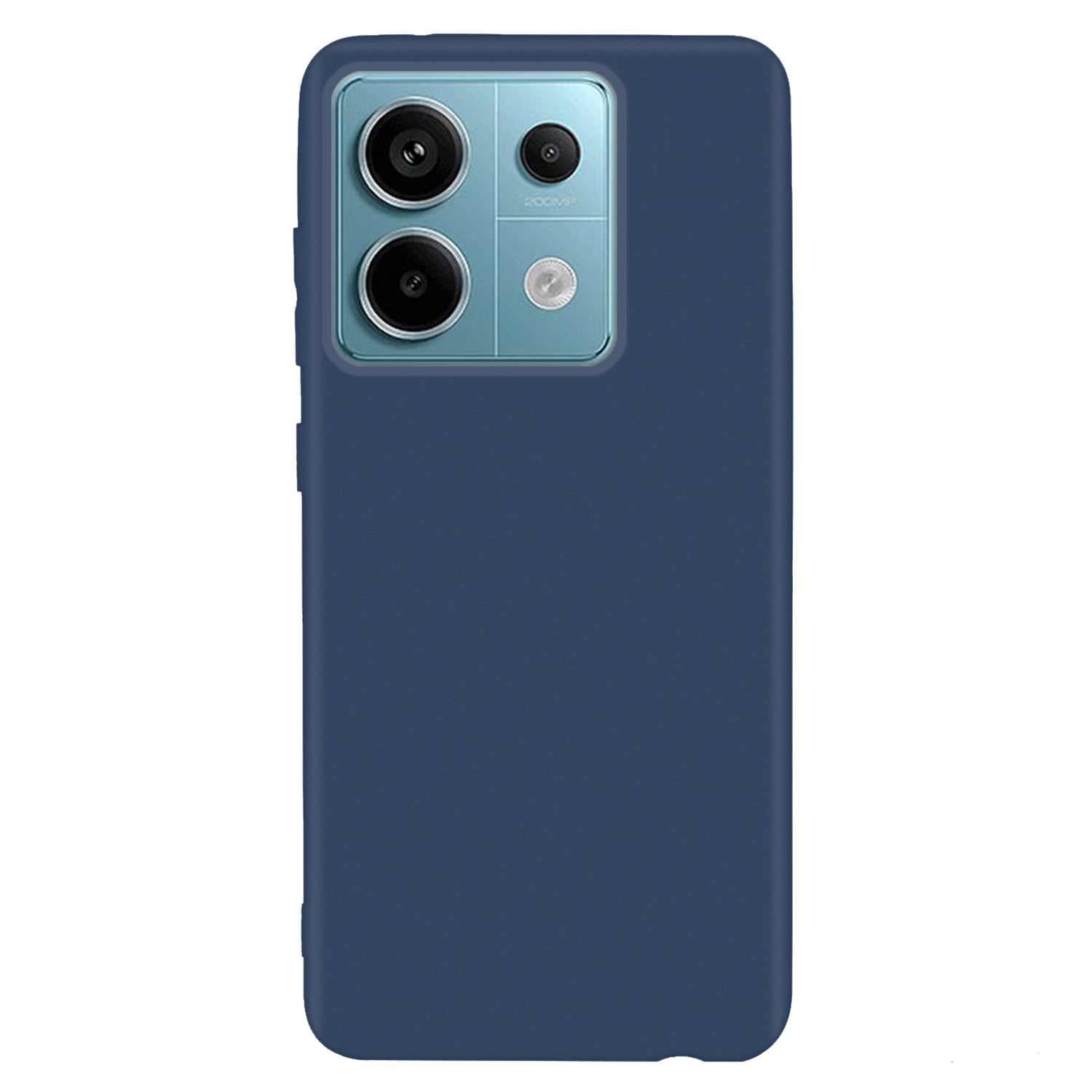 For Xiaomi Redmi Note 13 5G TPU Case Solid Color Anti-fingerprint Matte Back Cover